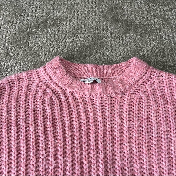EUC Women's American Eagle Knit Sweater size Small Petite in Pink - Picture 3 of 4